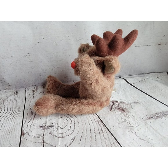 Wang’s International 14" Plush Reindeer Christmas Holiday Craft Stuffed Animal - Picture 5 of 7